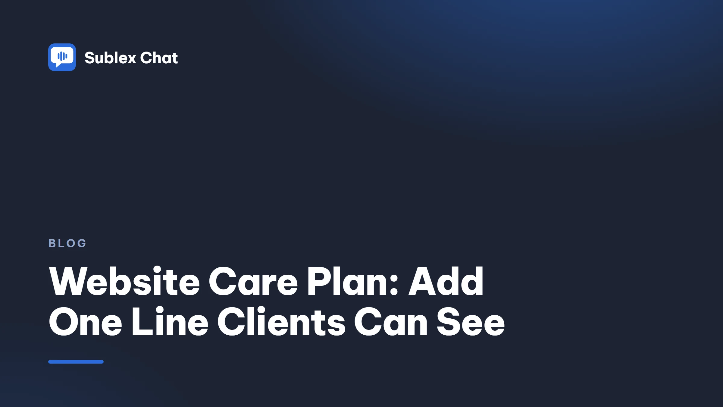 A monthly care plan report showing enquiries captured and questions the website could not answer, next to a list of invisible maintenance tasks.